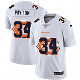 Nike Bears 34 Walter Payton White Shadow Logo Limited Jersey Yhua,baseball caps,new era cap wholesale,wholesale hats